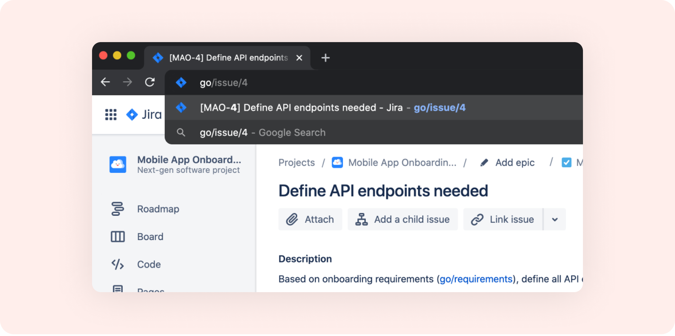 Variable GoLinks® in Jira